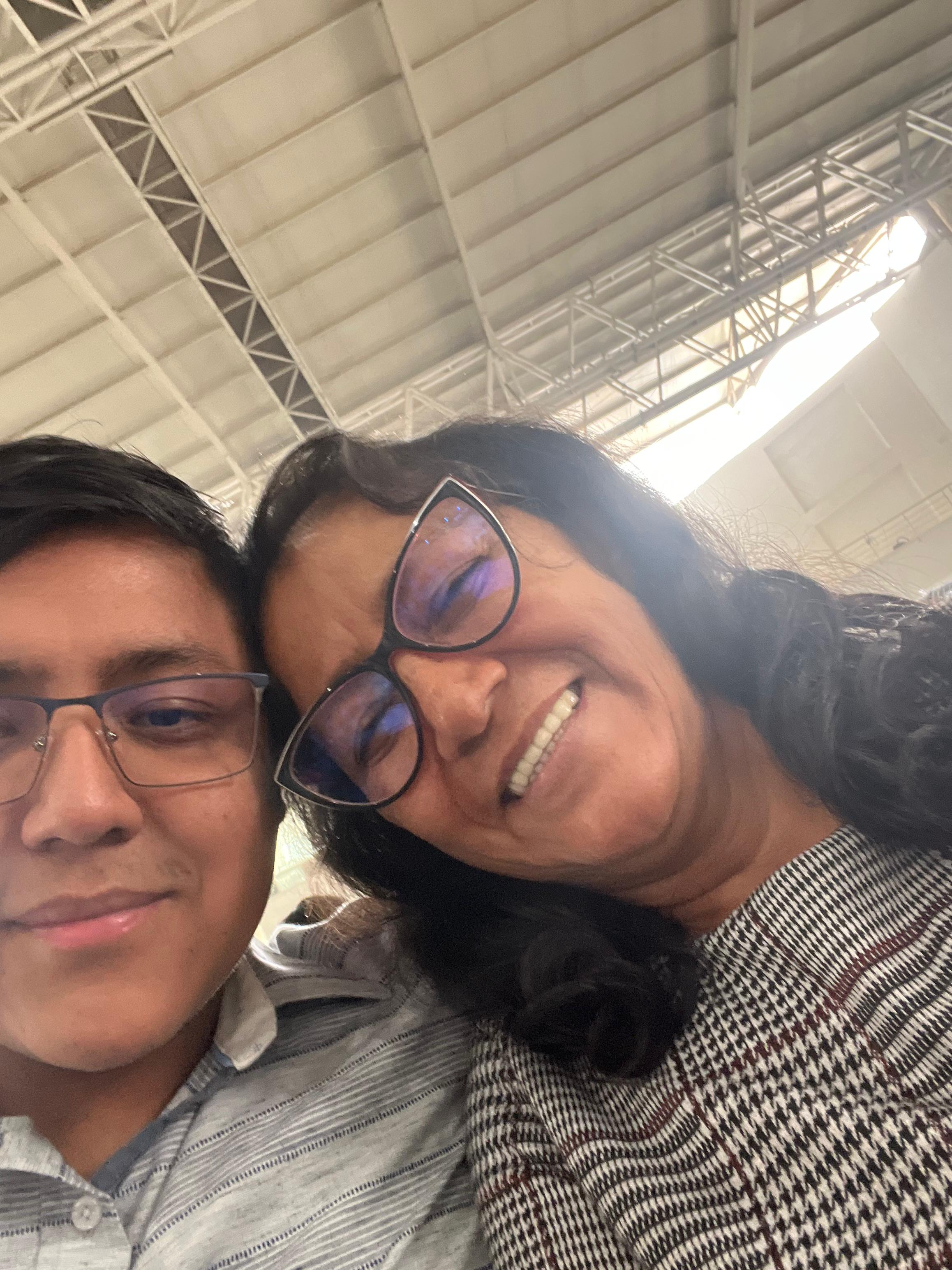 Selfie con mamá